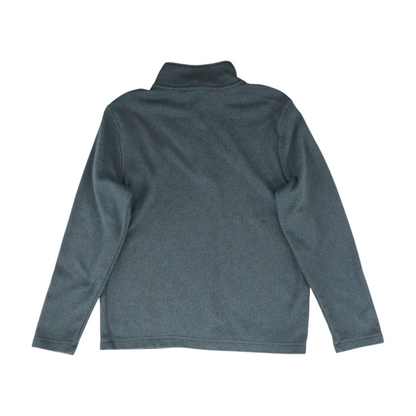 Gray Solid Pullover Sweater