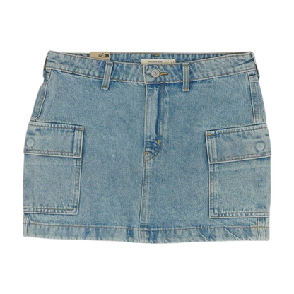 Blue Mini Skirt