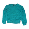 Teal Solid Pullover Sweater