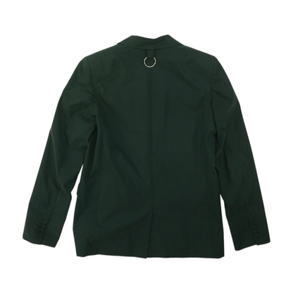 Green Solid Blazer