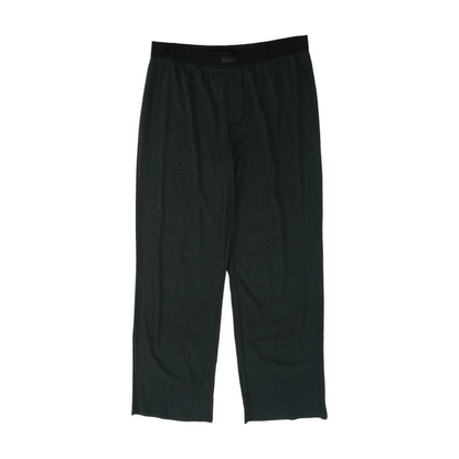 Black Solid Pajama Bottom