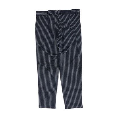 Navy Solid Dress Pants