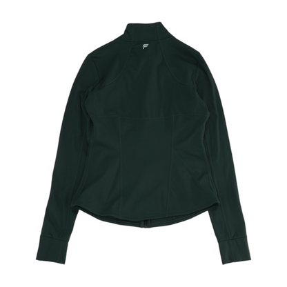 Green Solid Active Jacket