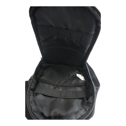 Black Crossbody Zip Bag