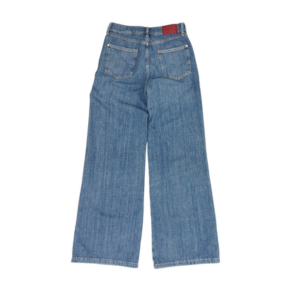 Blue Wide Leg Jeans