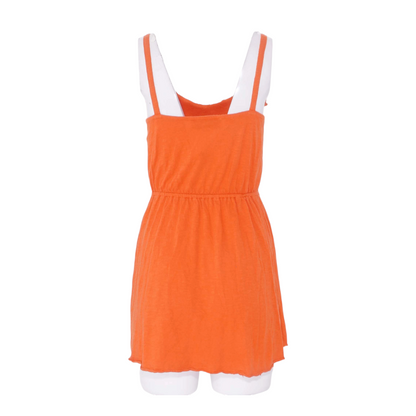 Orange Mini Dress