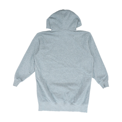 Gray Solid Hoodie Pullover