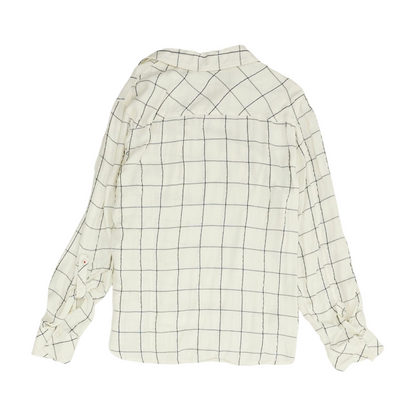 Ivory Check Button Down