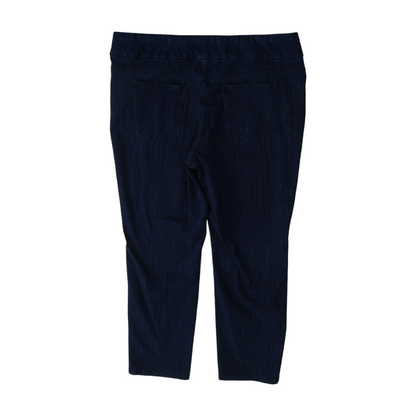 Blue Plus Straight Pants