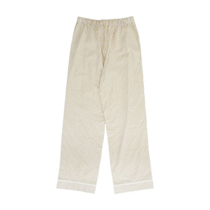 Beige Striped Pajama Bottom
