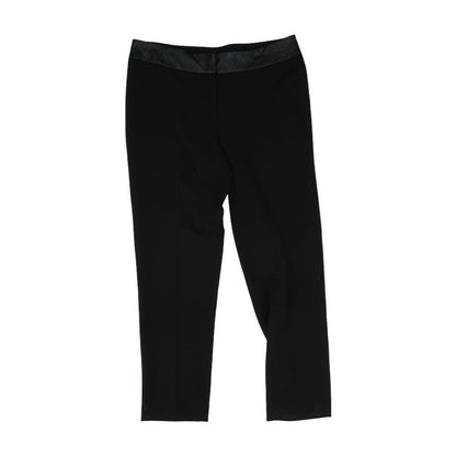 Black Solid Chino Pants