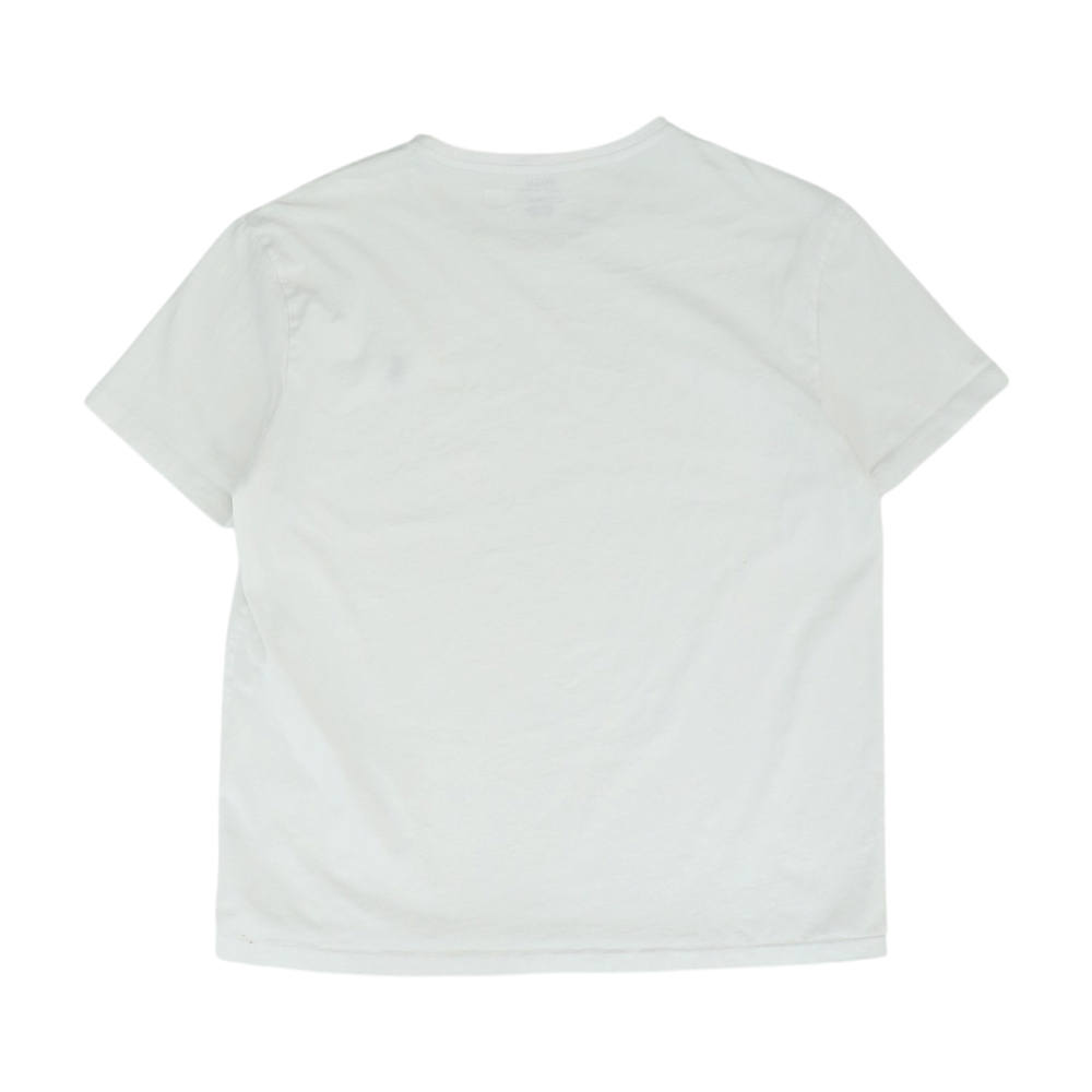 White Solid T-Shirt