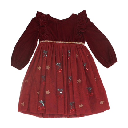 Burgundy Dress