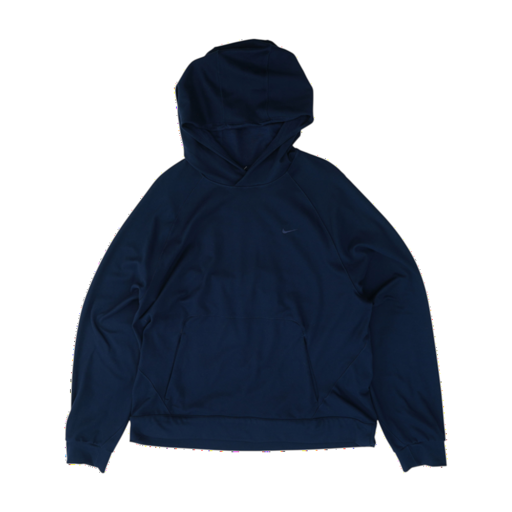 Navy Solid Hoodie Pullover