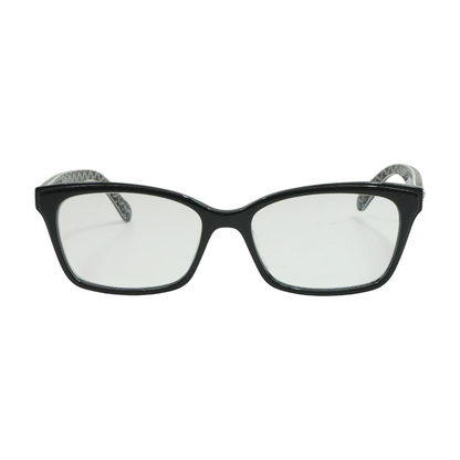 Black Jeri Rectangle Prescription Eyewear