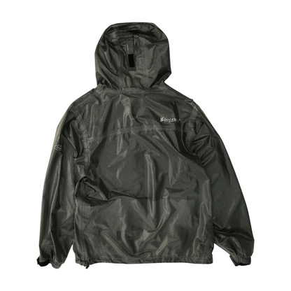 Gray Solid Rain Jacket