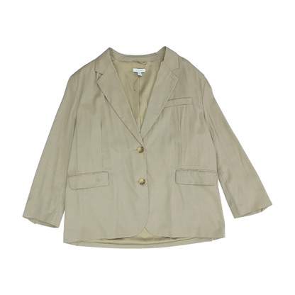 Tan Solid Blazer