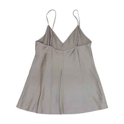 Silver Solid Pajama Top