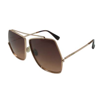 Rose Gold Elsa Geometric Sunglasses