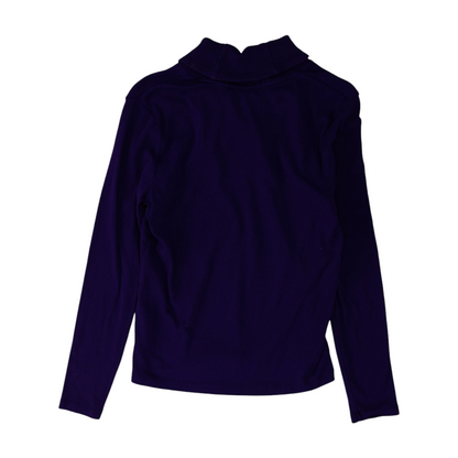 Purple Petite Pullover Sweater