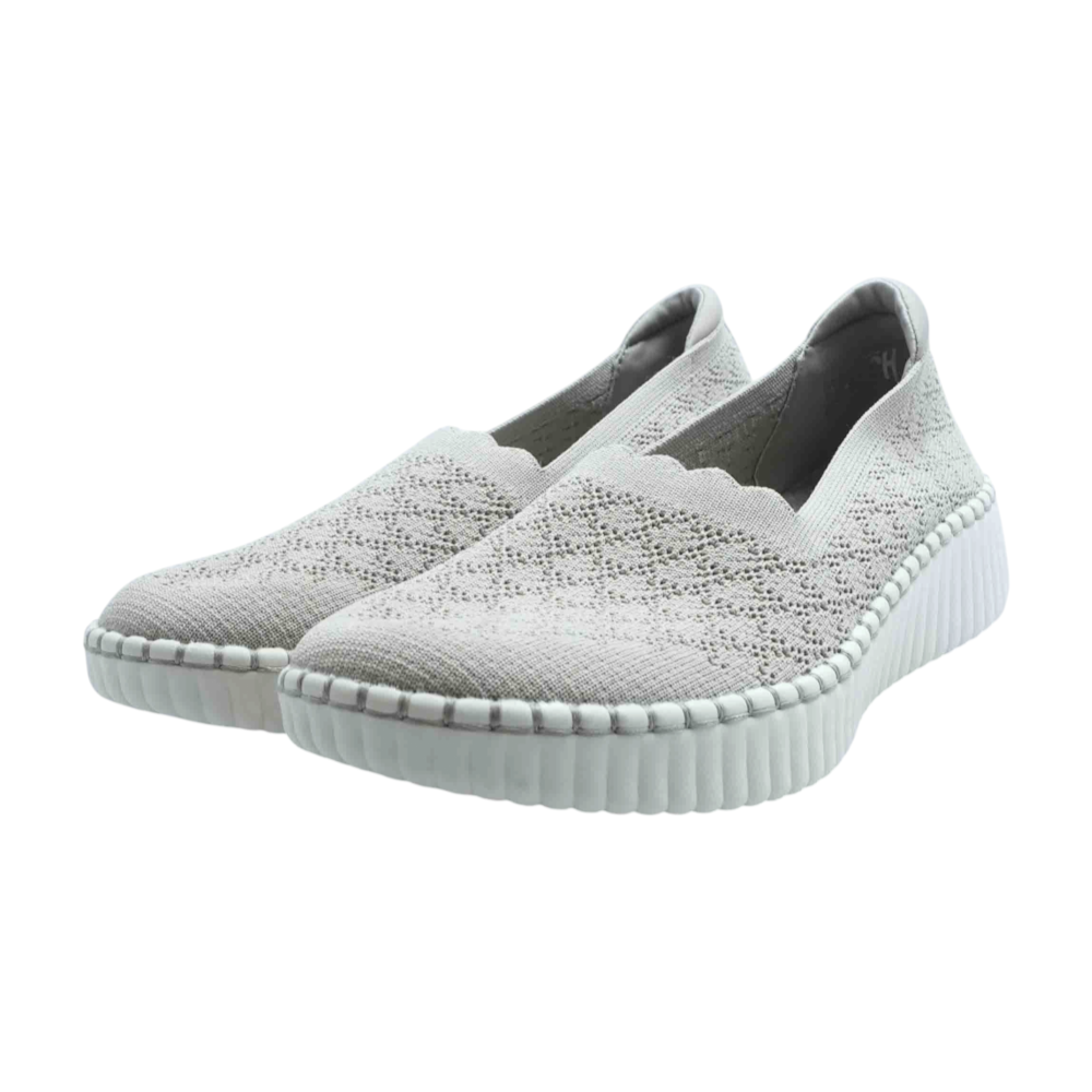 Beige Slip-On Flats