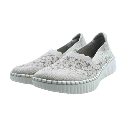 Beige Slip-On Flats