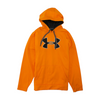 Orange Solid Hoodie Pullover
