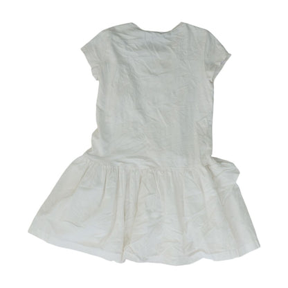 White Solid Dress