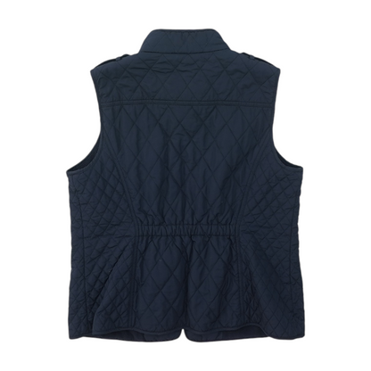 Navy Petite Solid Vest