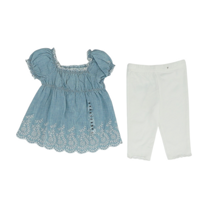 Blue Short Sleeve Set