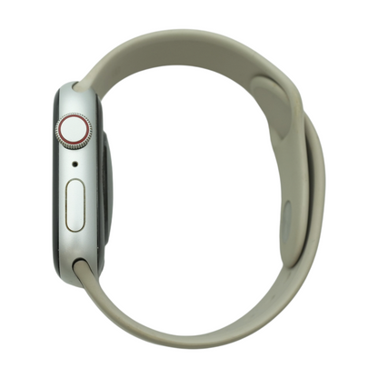 44mm Series SE Silver Smartwatch Gray Band M/L