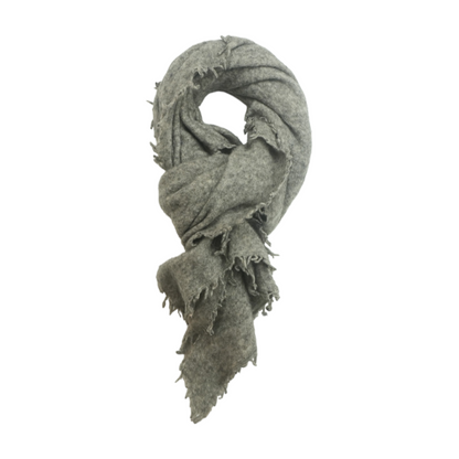 Gray 100% Cashmere Scarf
