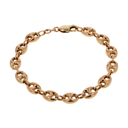 14K Rose Gold Chain Bracelet