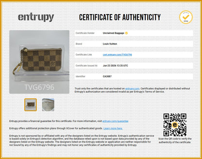 Damier Azur Key Pouch
