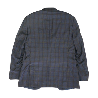 Peter Millar Blue Tall Plaid Sport Coat – Image 2