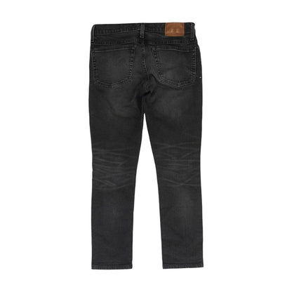 Black High Rise Skinny Leg Jeans