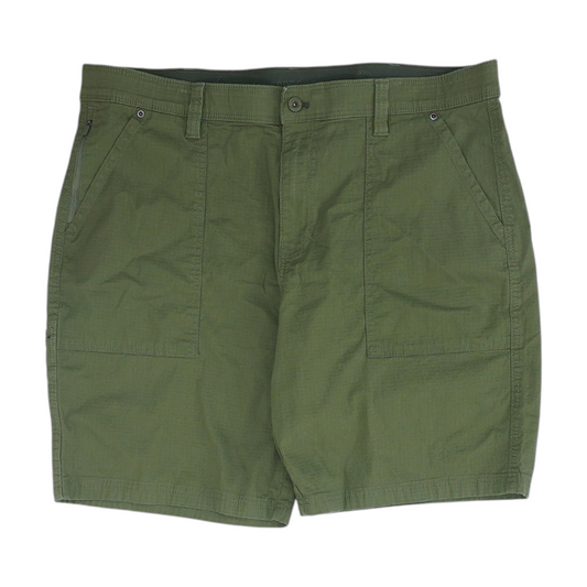 Green 5-Pocket Shorts