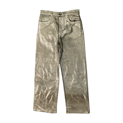 Silver Wide Leg Pants