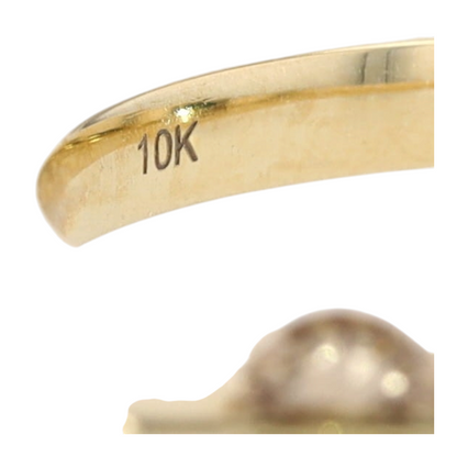 1/4 ct 10K Yellow Gold Diamond Enhancer Ring