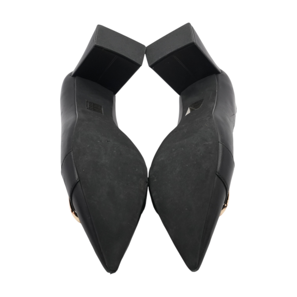 Black Block Heels