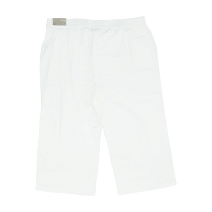 White Plus Wide Leg Pants