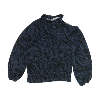 Black Abstract Blouse