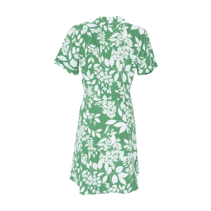 Green Floral Mini Dress