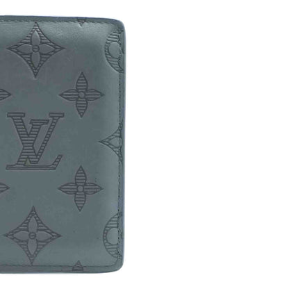 Anthracite Gray Monogram Shadow Leather RFID Pocket Organizer