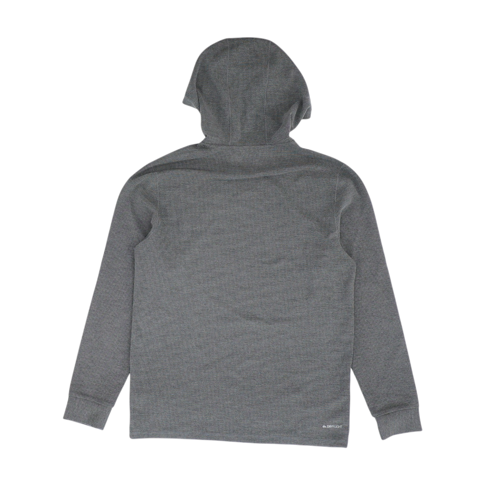 Quicksilver Gray Solid Hoodie Pullover – Image 2