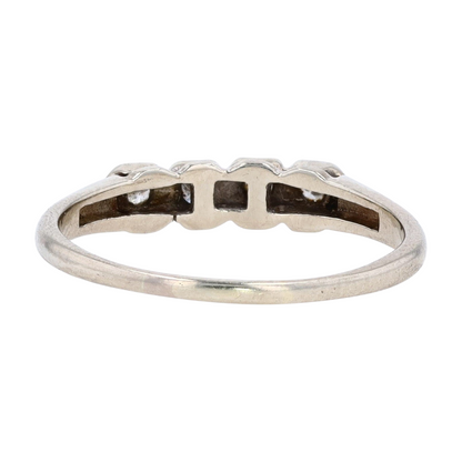 1/5 ctw 14K White Gold Diamond Band Ring