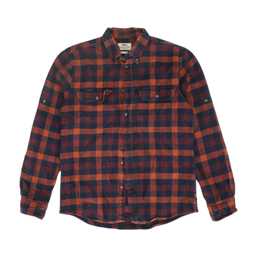Fjallraven Multi Check Flannel Button Down – Image 1