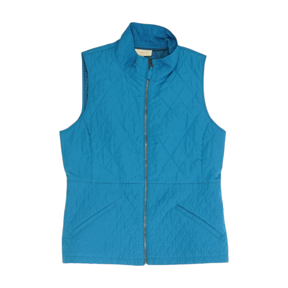 Talbots Blue Solid Vest – Image 1