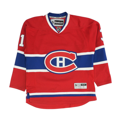 Men's Red Montreal Canadiens Long Sleeve Jersey