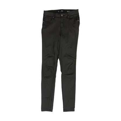 Black Solid Pants